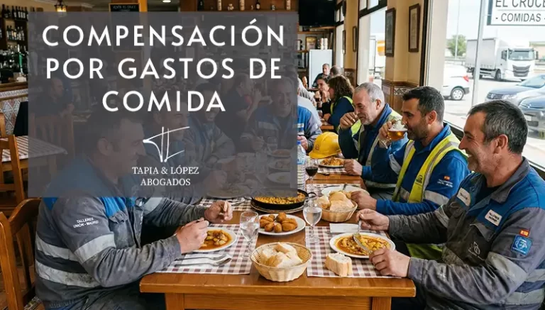 Compensación por gastos en comida: el Tribunal Supremo aclara que no es necesario presentar justificantes.
