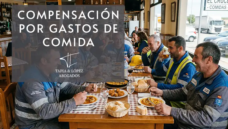 Compensación por gastos en comida: el Tribunal Supremo aclara que no es necesario presentar justificantes.