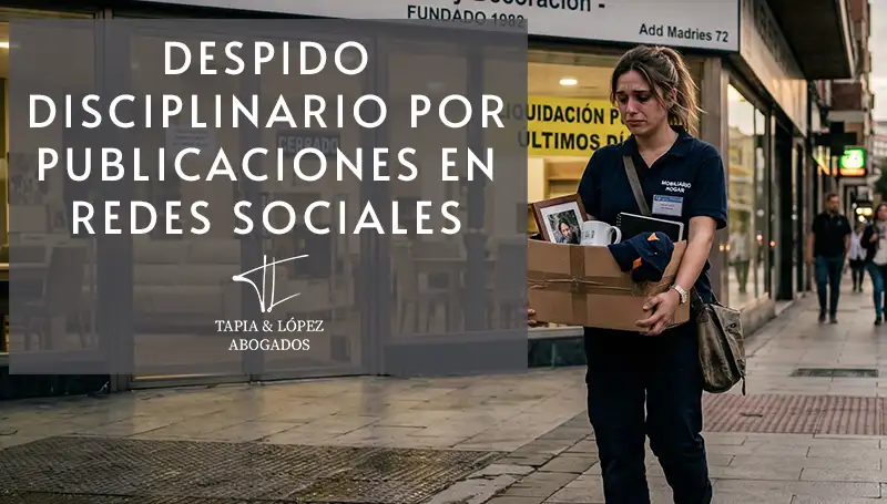 Despido disciplinario por publicaciones en redes sociales: límites de la libertad de expresión en el ámbito laboral.